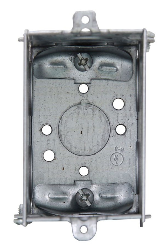 TP236 Thepitt Deep Switch Box, Steel, 18 cu-in Capacity, 1 Gang, 1 Knockout, 2 in W x 3-1/2 in D x 3 in H