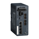 Modicon Managed Switch - 4 ports for copper + 2 ports for fiber optic multimode