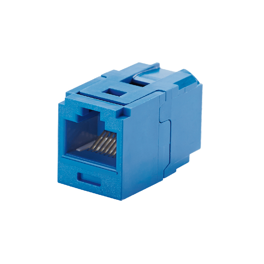 Mini-Com Coupler Module, Cat 6A, UTP, Bl