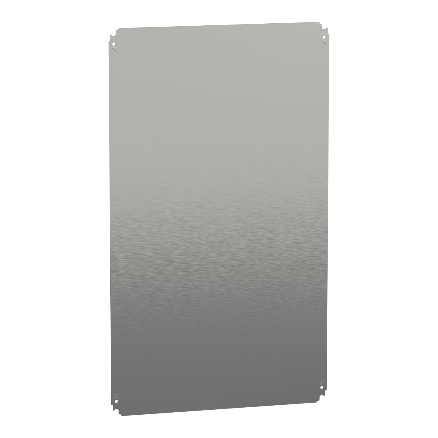 Plain mounting plate H1000xW600mm made of galvanised sheet steel