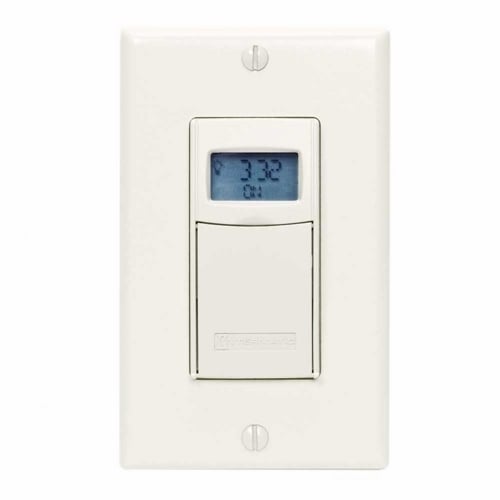 The DIGTL AUTO-OFF TIMER 20A 24-277V LTALM Upgrade digital with this Decorator Auto-Off In-Wall Timer. These timers provide flexibility, easy installation, and silent operation. The timers provide a  to-the-second accuracy time range from 1 second to 24 hours.