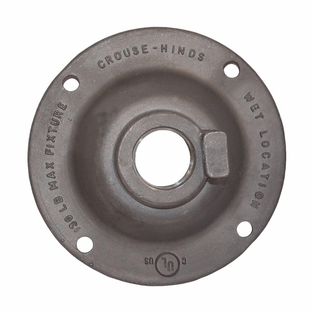 Eaton Crouse-Hinds series Condulet VXF pendant cover with gasket, Stainless steel, 3/4"