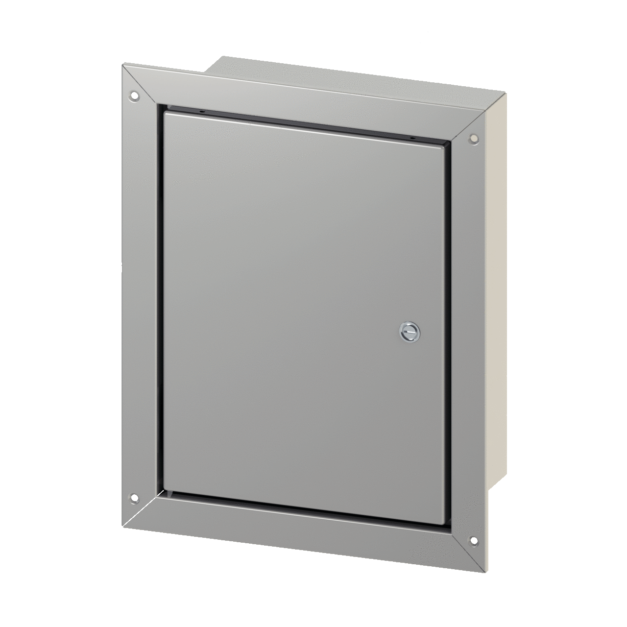 Concept Flush-Mounted Enclosures, 20.00x16.00x6.00, Gray, Steel