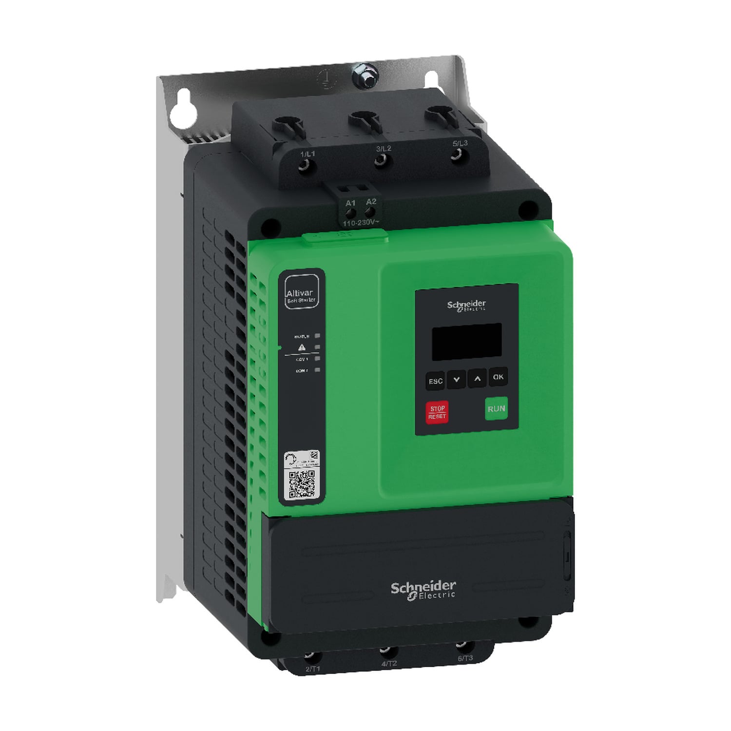 Soft starter, Altivar Soft Starter ATS430, 75A, 208 to 600V AC, control supply 110 to 230V AC