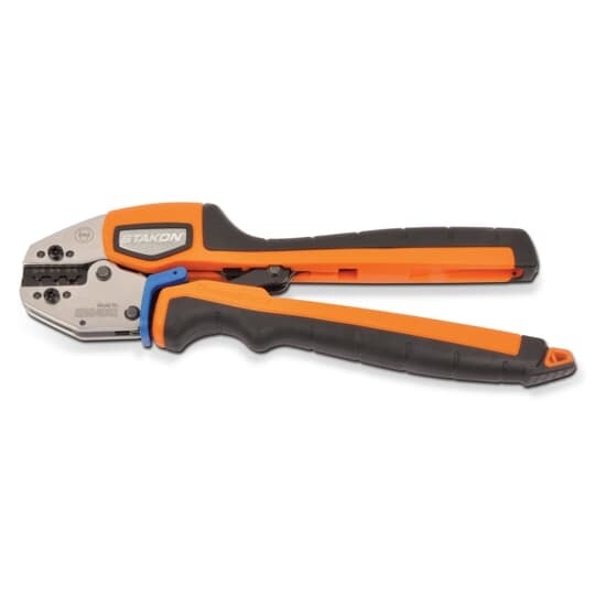 Ergonomic Hand Tool for Crimping A, B, C Non-Insulated Terminals, Splices, and Disconnects