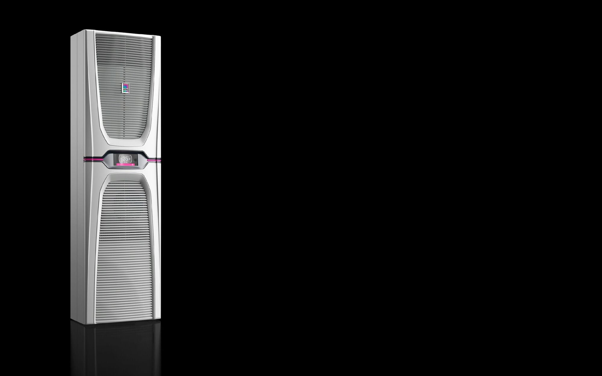 3187930 Blue e+ Wall Mounted Enclosure Air Conditioner, 9553 BTU, 450 x 1600 x 294 mm, Sheet Steel