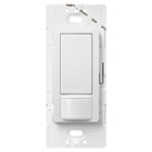 Lutron Maestro Motion Sensor Switch, No Neutral Required, 150W LED, Single Pole, Snow