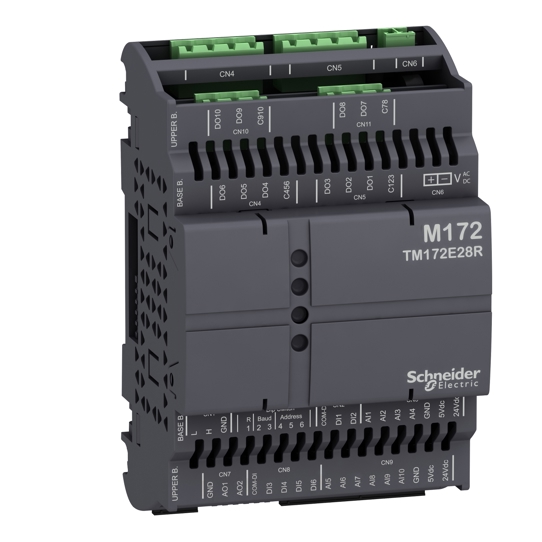 R Net Input Module TM172E28R Compatible I/O Expansion Module, 24 V, 16 Inputs, 12 Ou ...