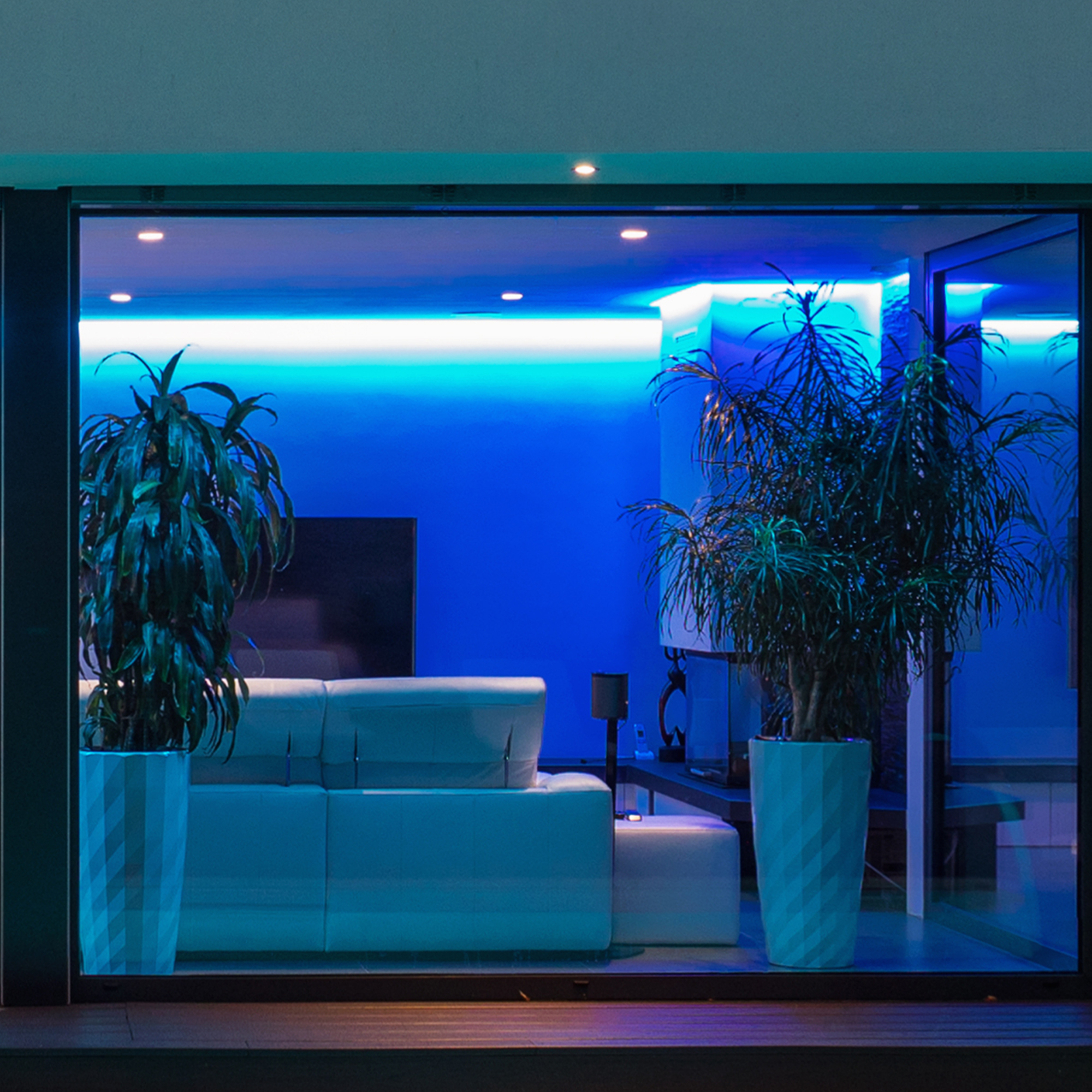 12 Watt - LED Direct Wire Downlight - 6 Inch - Tunable White and RGB - Round - Starfish IOT - 120 Volt - 850 Lumens - 90CRI