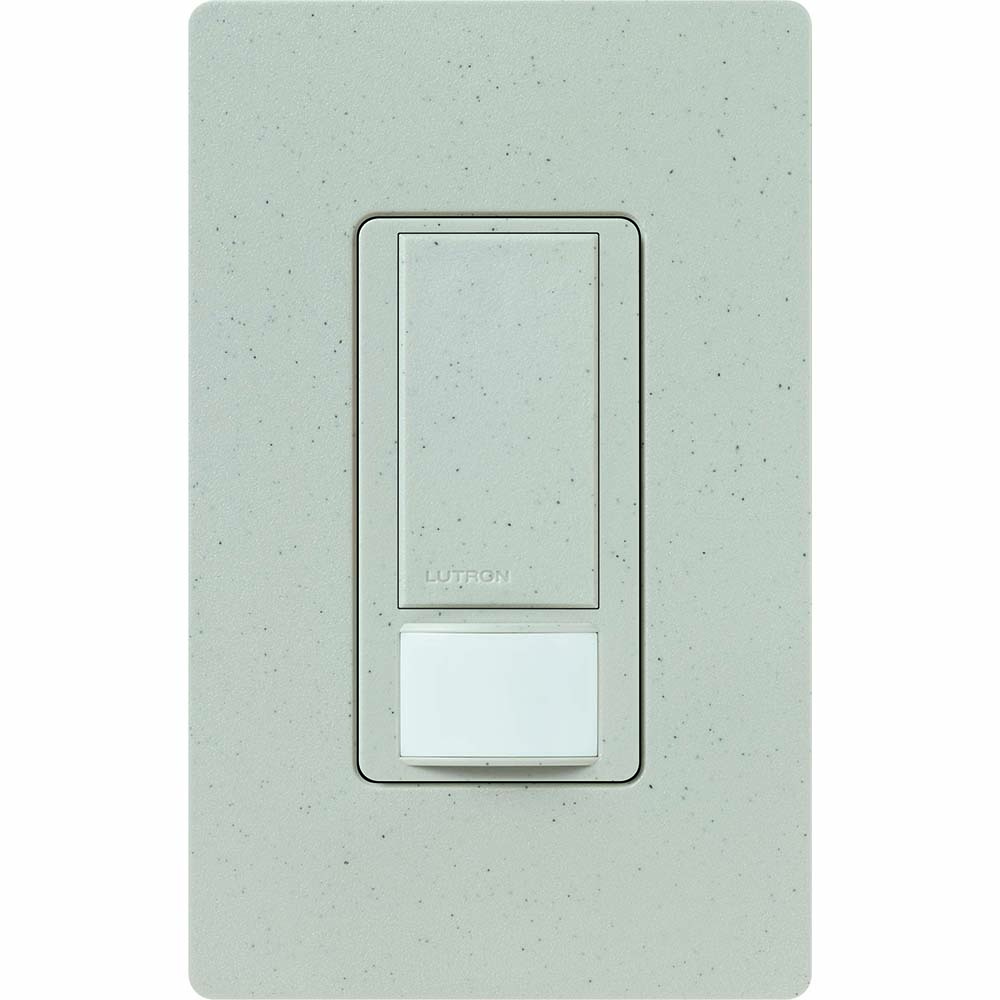 Lutron Maestro Motion Sensor Switch, No Neutral Required, 150W LED, Single Pole, Stone
