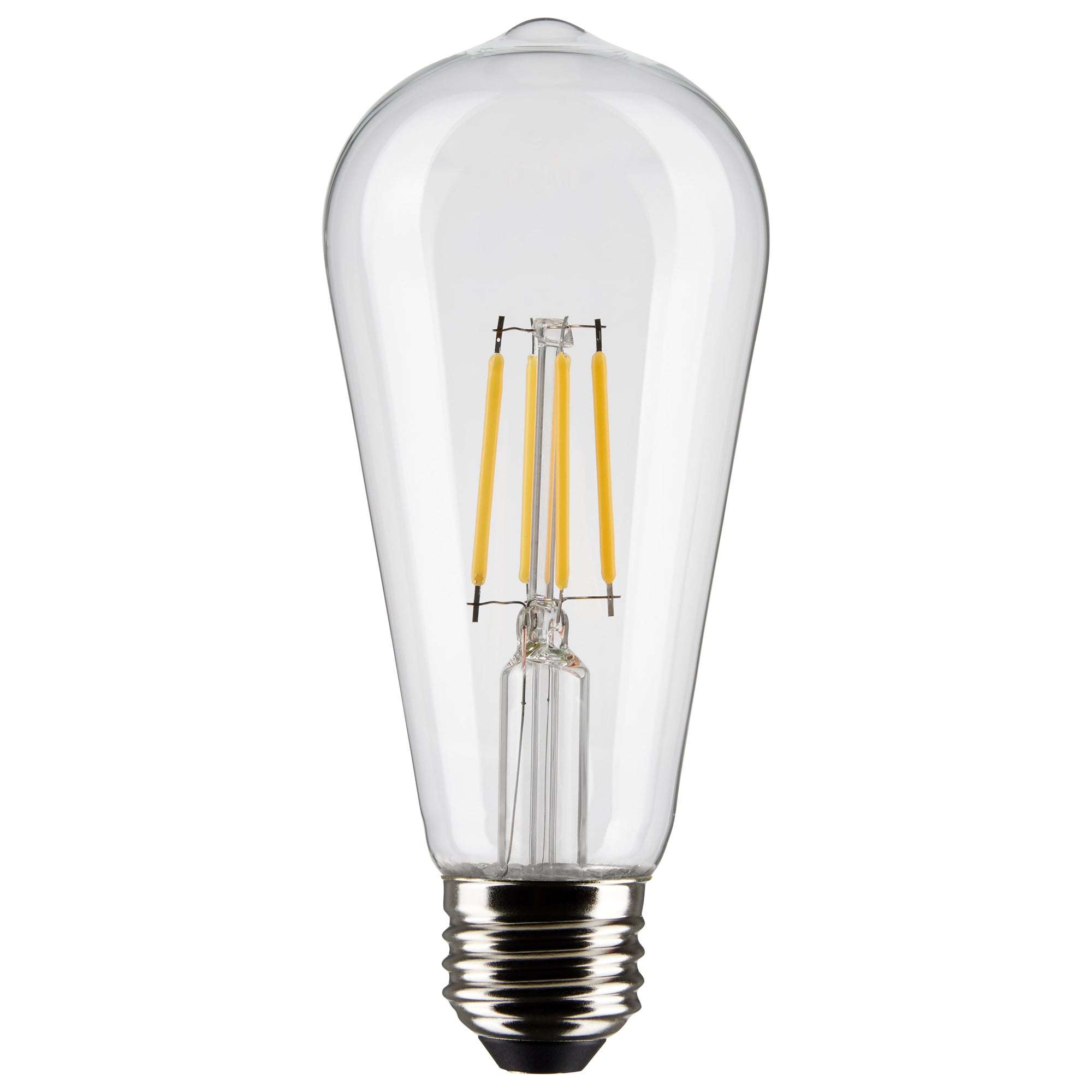 5 Watt ST19 LED Lamp - Clear - Medium Base - 90 CRI - 4000K - 120 Volts