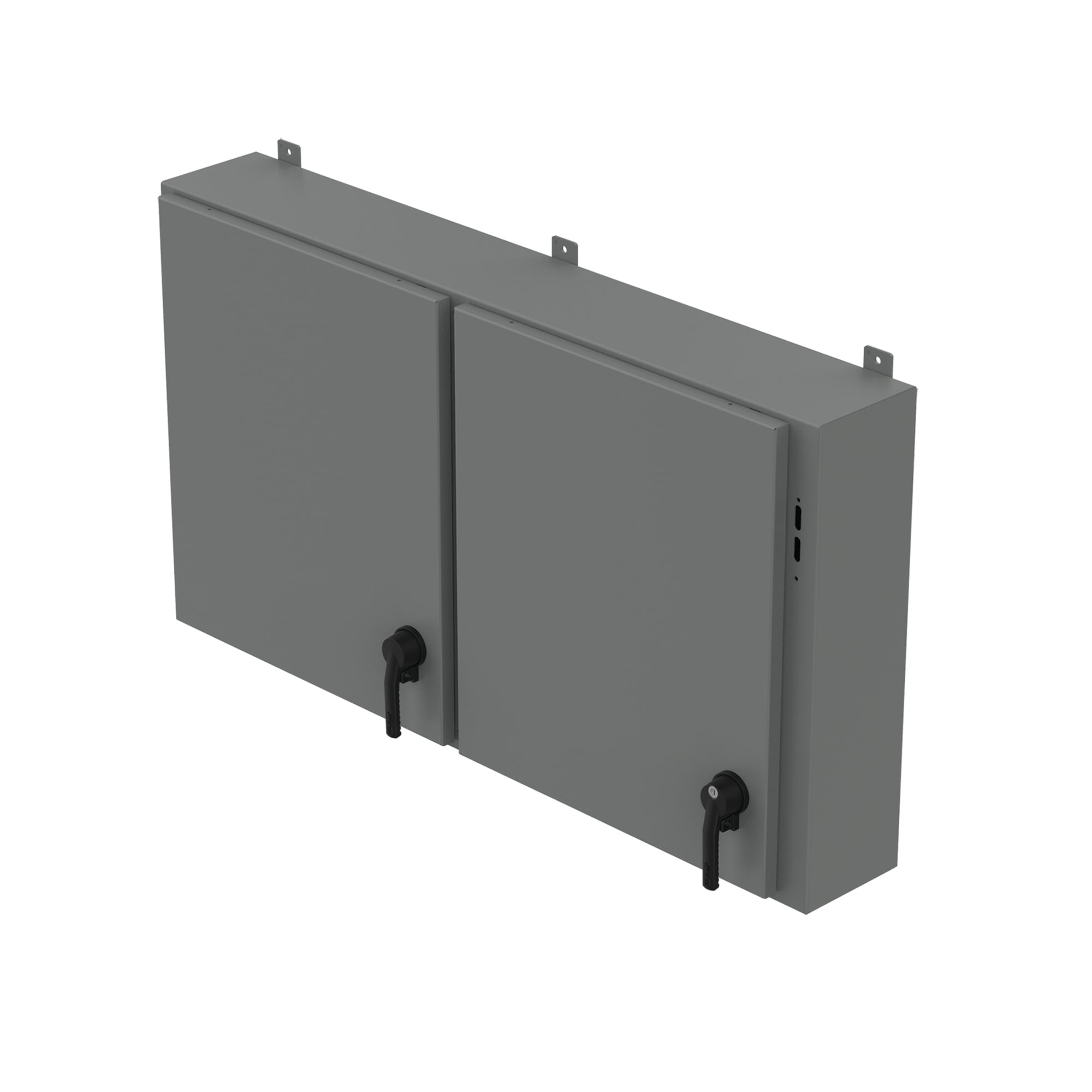 Low-Profile 2-Door Disconnect Type 12, 36.00x54.50x10.00, Gray, Steel