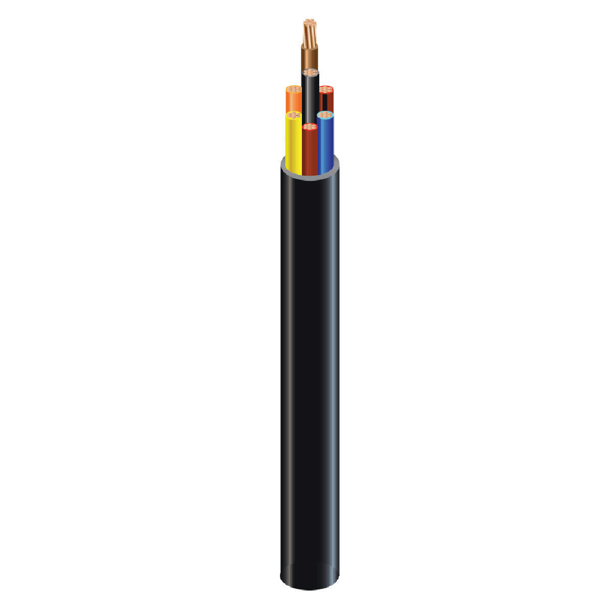 Multi-Conductor CU 600V PVC THHN Control Cable. Silicone Free