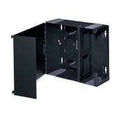 Medium Wall Mount Enclosure, Empty with Solid Metal Door, No Lock