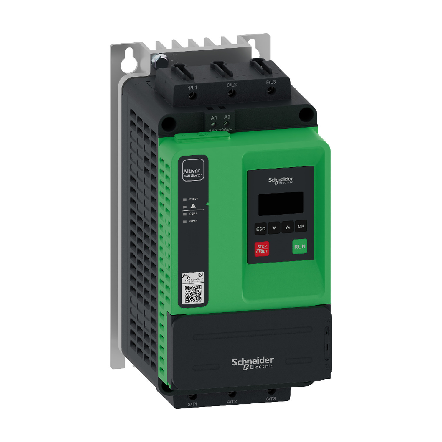 Soft starter, Altivar Soft Starter ATS430, 47A, 208 to 600V AC, control supply 110 to 230V AC