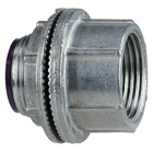 Watertight Hub, 2 in. Size, Zinc Alloy material, Threaded connection, Die Cast construction