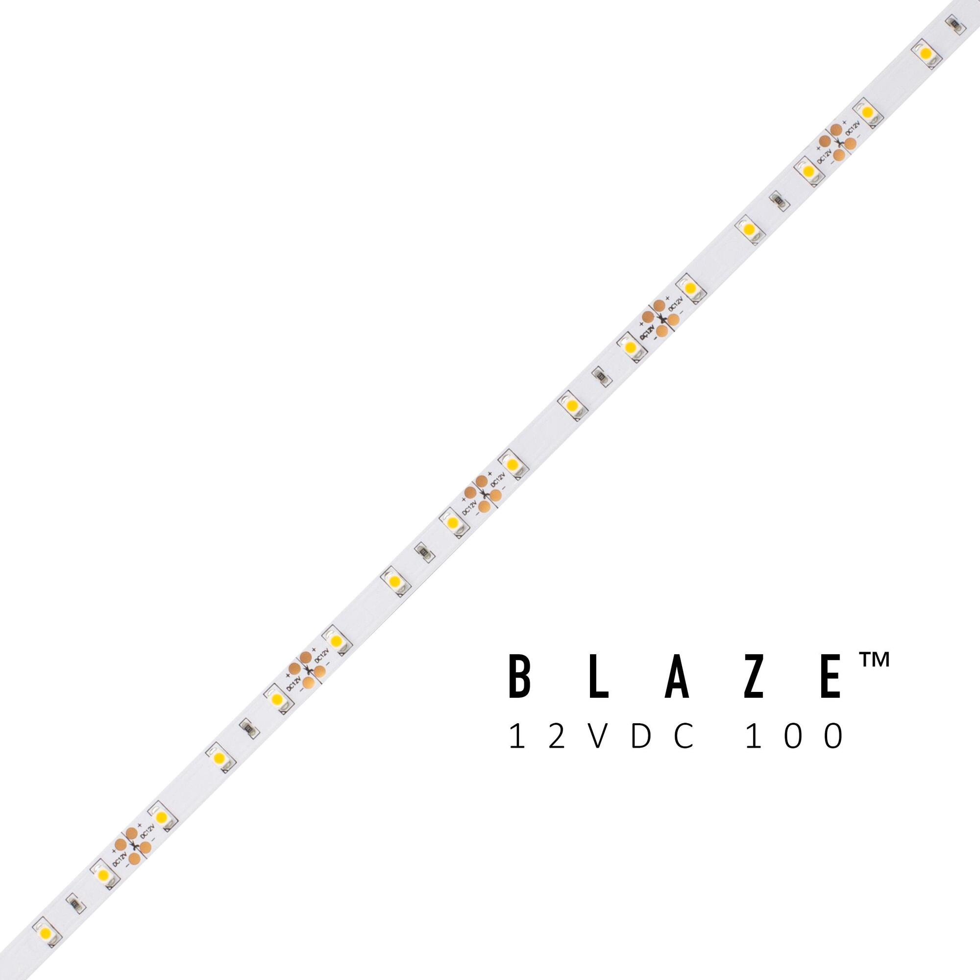 BLAZE 100 LED Tape Light, 12V, 3000K, 400 ft. Spool