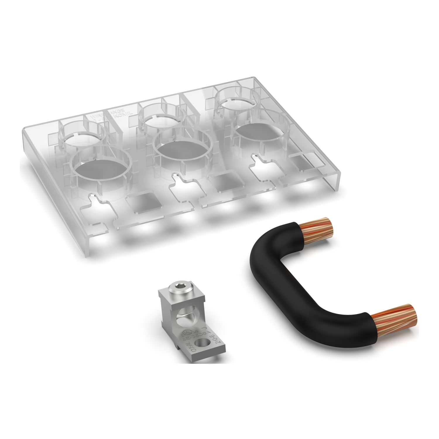Panelboard accessory, NQ, L-Frame, UL service entrance, main circuit breaker barrier w/ neutral bonding strap