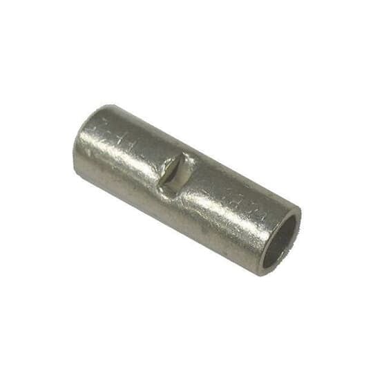 Non-Insulated Butt Splice Wire Connector - Wire Range 12-10 AWG, Wire Strip Length 5/16 Inch