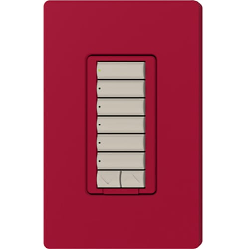 Lutron RadioRA 2 seeTouch LED+ Hybrid Keypad, 6 Button with Raise/Lower- Hot