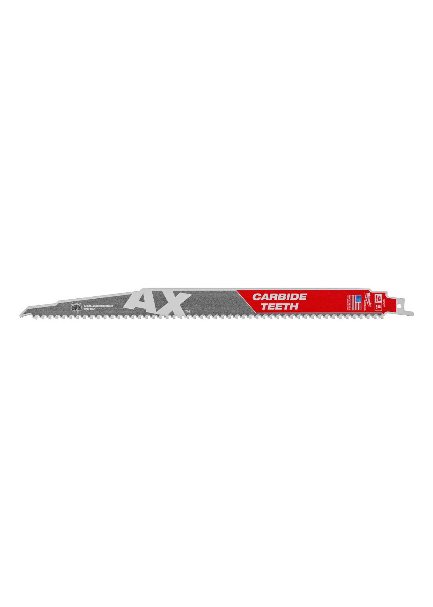 The Ax with Carbide Teeth SAWZALLBlade 12 in. 5T