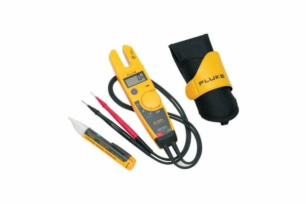 Voltage, continuity and current tester kit with holster