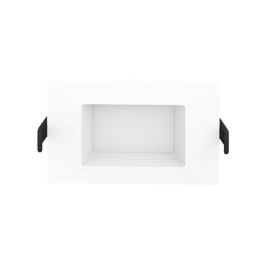 WAFER FA 4" SQUARE 9W 550LM CRI90 5CCT 120V TRIAC BAFFLE WHITE