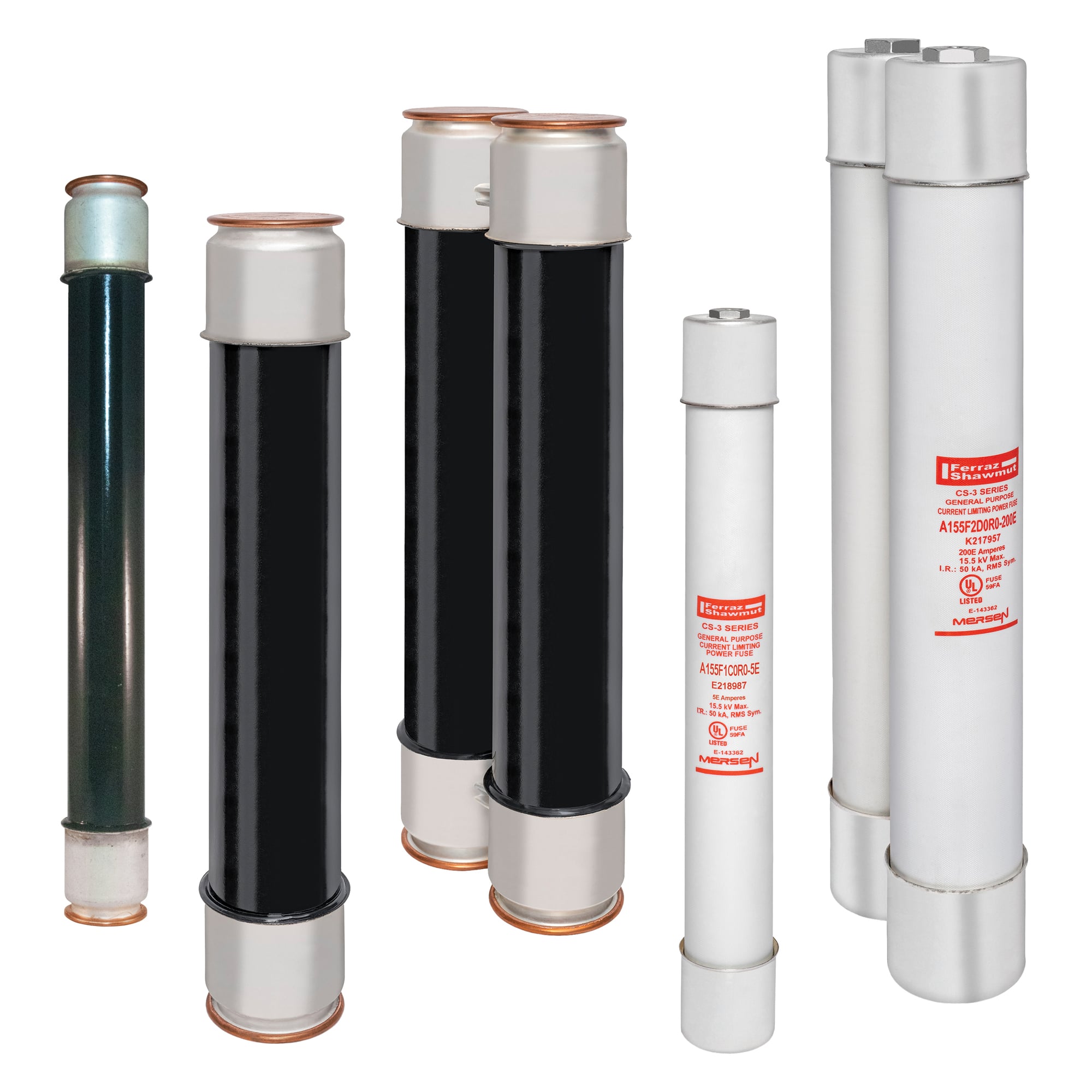 MV E-Rated Fuse 15500VAC 80A Series: HMH Visual Indicator