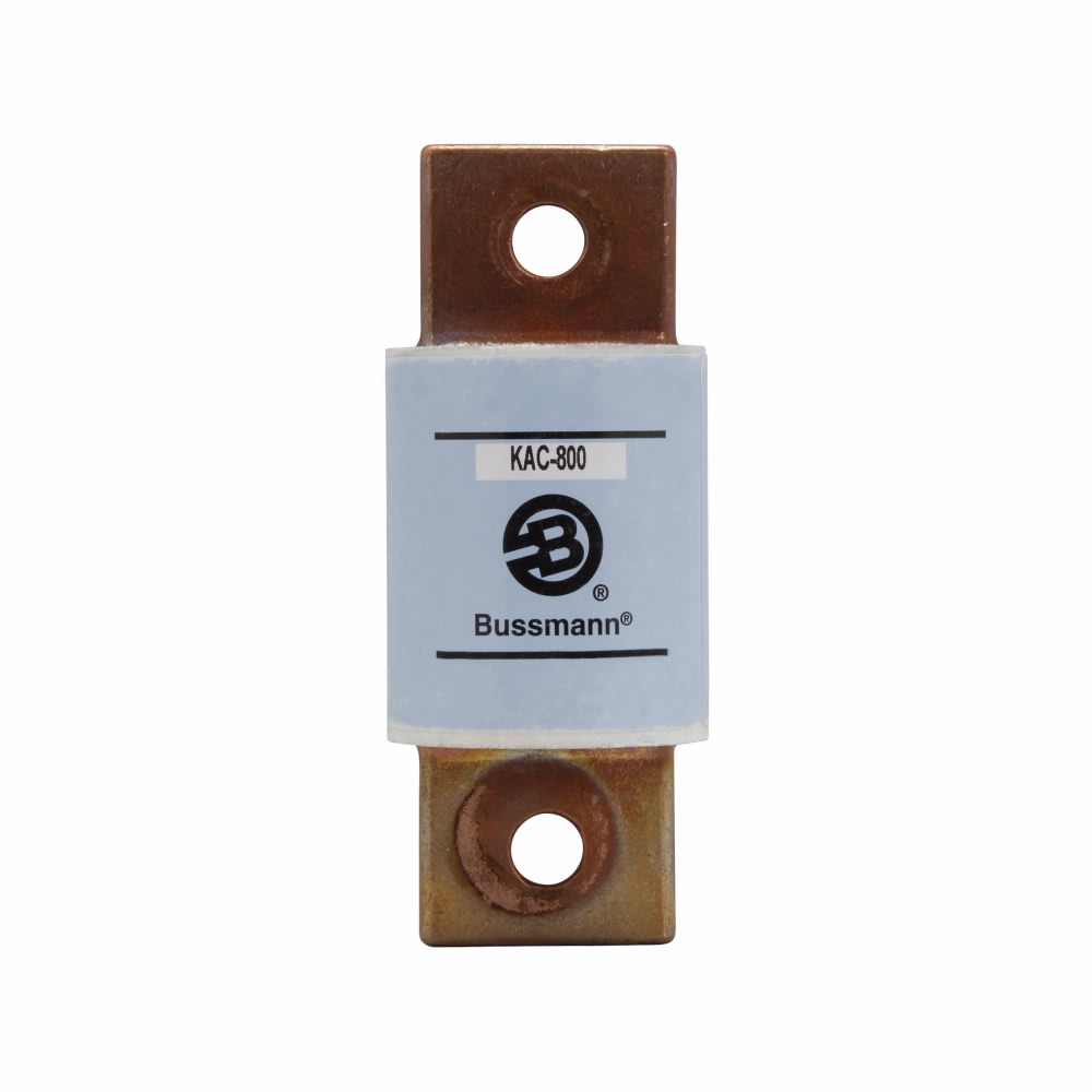 Eaton Bussmann series Tron KAC high speed fuse, 600V, 800A, 200 kAIC, Non Indicating, High speed fuse, Blade end X blade end, Stud