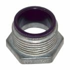 Eaton Crouse-Hinds series conduit bushed (chase) nipple, Rigid/IMC, Insulated, Zinc die cast, 1/2"