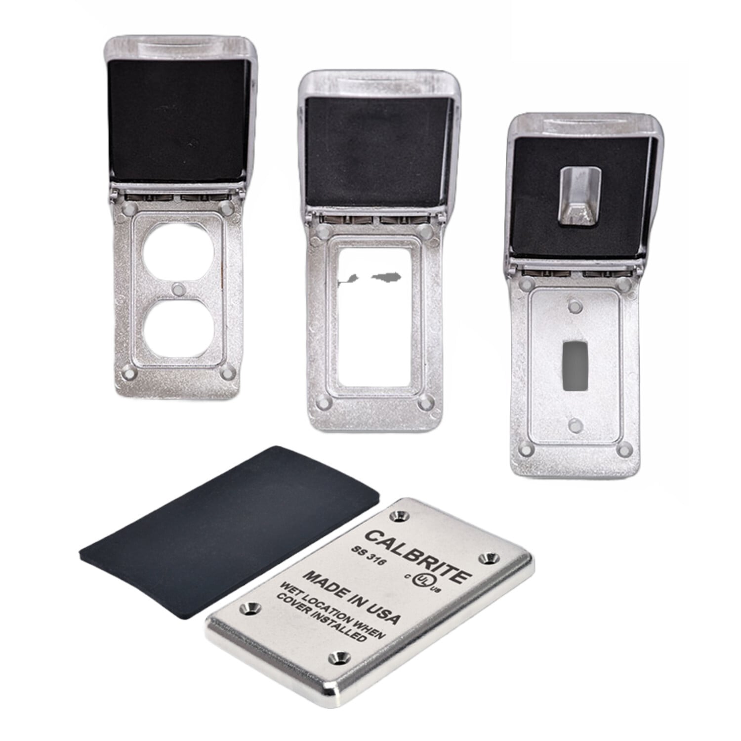 Stainless Steel 316 GFCI Weatherproof Cover