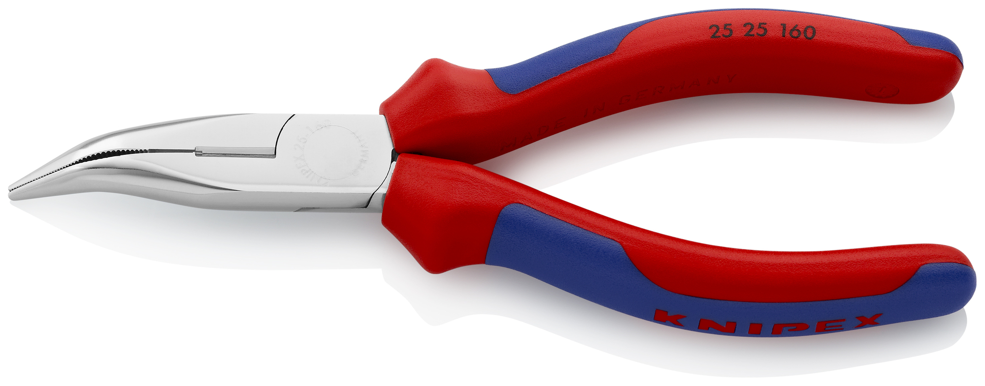 Long Nose 45° Angled Pliers with Cutter, 6 1/4 in., Multi-Component