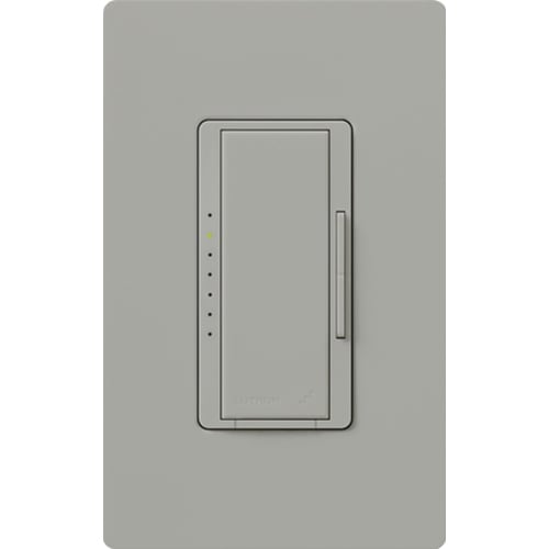 RadioRA 2 Dimmer, Incandescent/Halogen, Magnetic Low-Voltage, Multi-location/single-pole, neutral required, 120V/1000W in gray