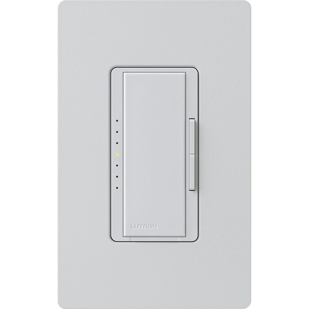 Maestro Dimmer - Satin Finish, Electronic Low-Voltage, Multi-location/single-pole, 120V/600W in palladium