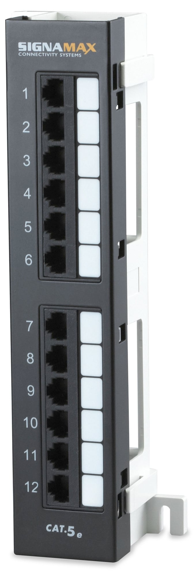 12-Port Category 5e Mini Panel W/89D Bracket