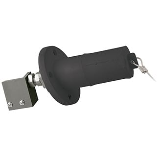 22 Series Cam-Type, 15 Degree Female Panel Ball Nose, Threaded Stud with Micro switch, Cable Range 250 to 750 MCM, Black