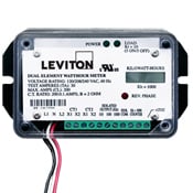 Single Element, 1PH, 2W, 120V, Individual, Self-Contained LCD Counter, 100:0.1, Black