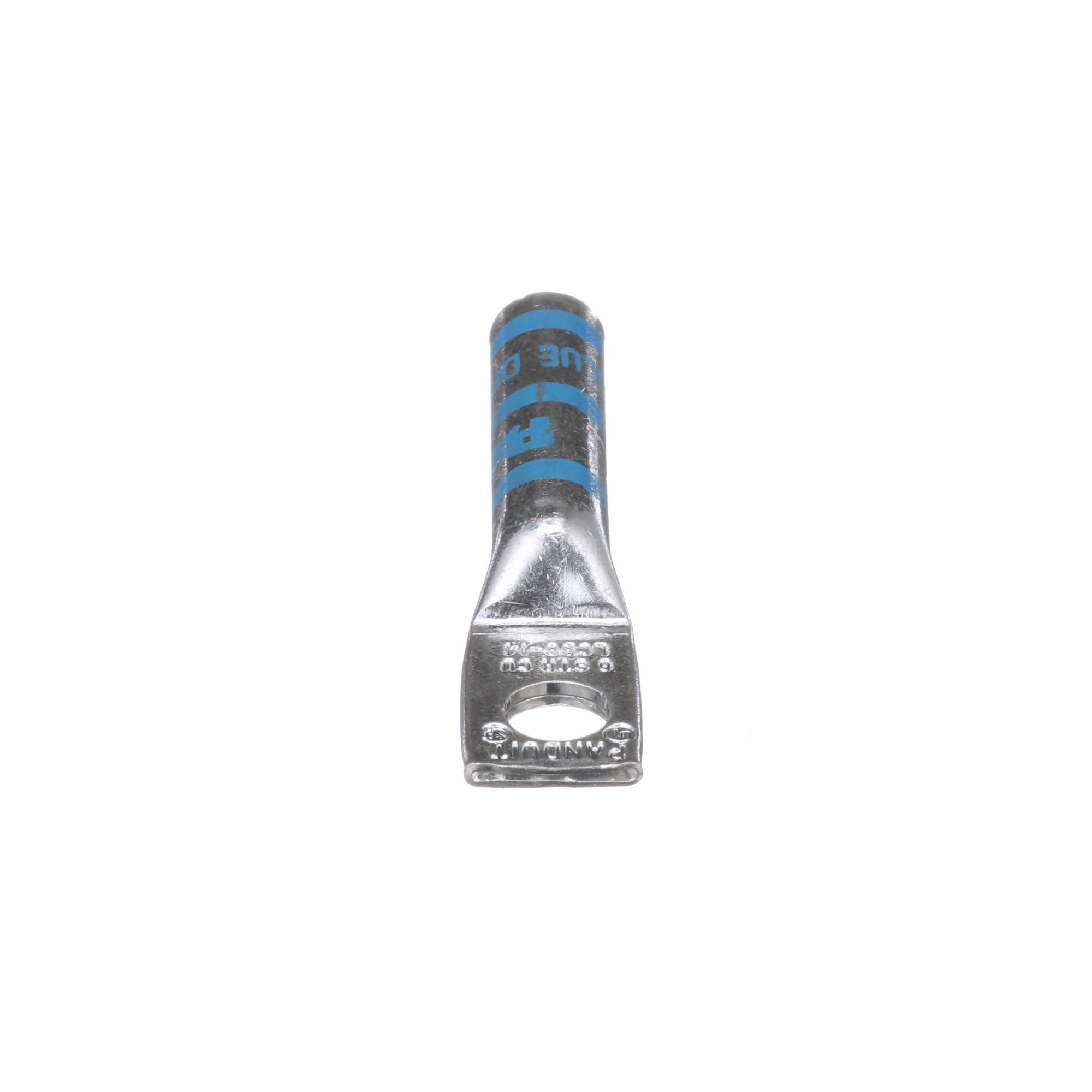 Copper Compression Lug, 1 Hole, #6 AWG, 