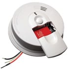 21007581 Smoke Alarm with Battery Backup and Hush, Hardwired, Ionization, Front-loading