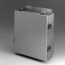 Eaton B-Line series fiberglass accessories, Smooth brushed, Stainless steel, Fiberglass accessories, Fits 8" X 6" enclosures, Back panel, 14 gauge