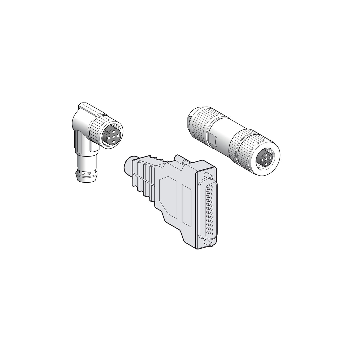 plug-in screw connector - for XPSMC16Z configurable safety controller