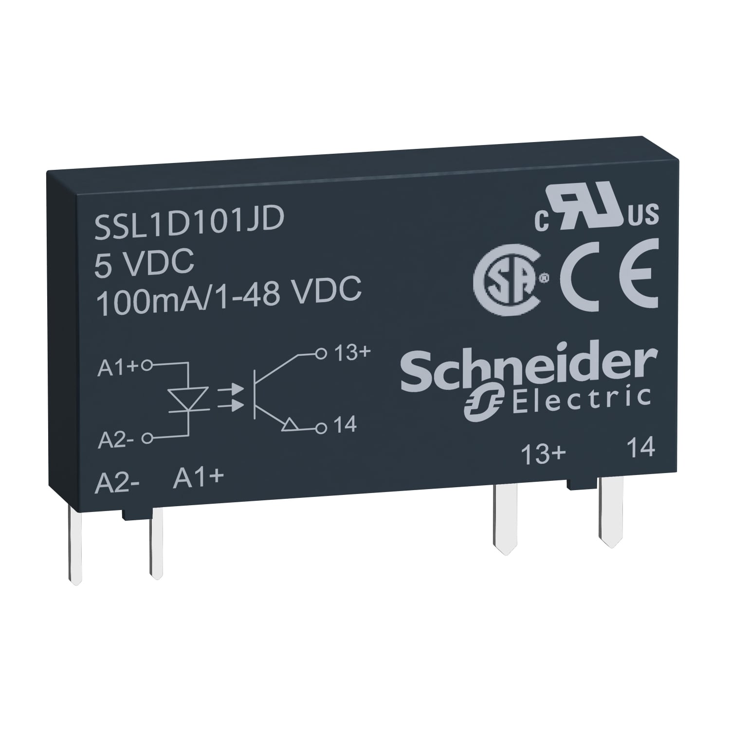 plug in relay, Harmony Solid State Slim Relays, 0.1A, DC switching, input 3 to 12V DC, output 1 to 48V DC