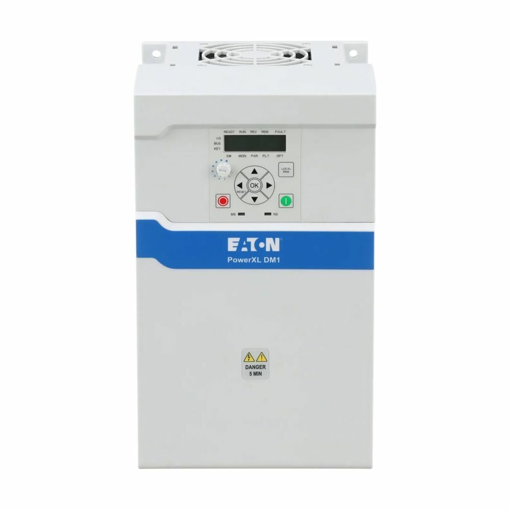 Eaton PowerXL DM1 micro variable frequency drive, Three-phase, 575V, FR4, 11KW, 15HP, IP20, Non-EMI US