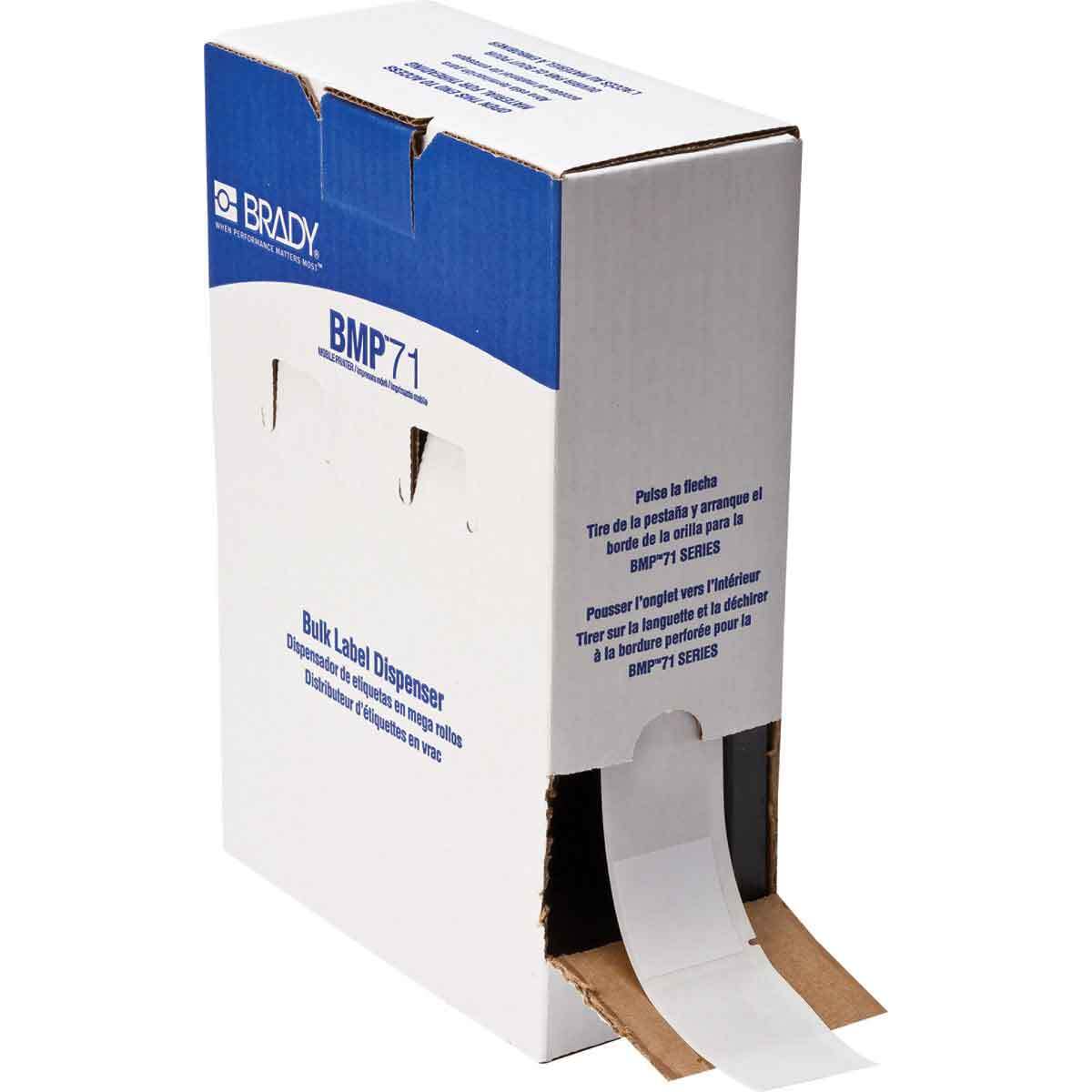 Label 4 x 1.5 Self-Lam Vinyl RL/500