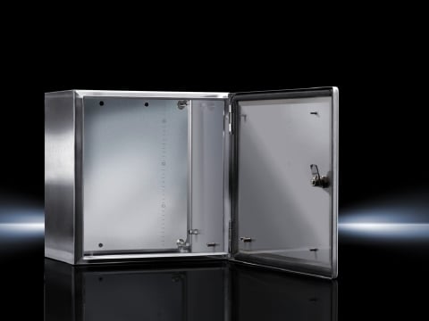 Ex enclosures, Stainless steel, empty enclosure with hinged door