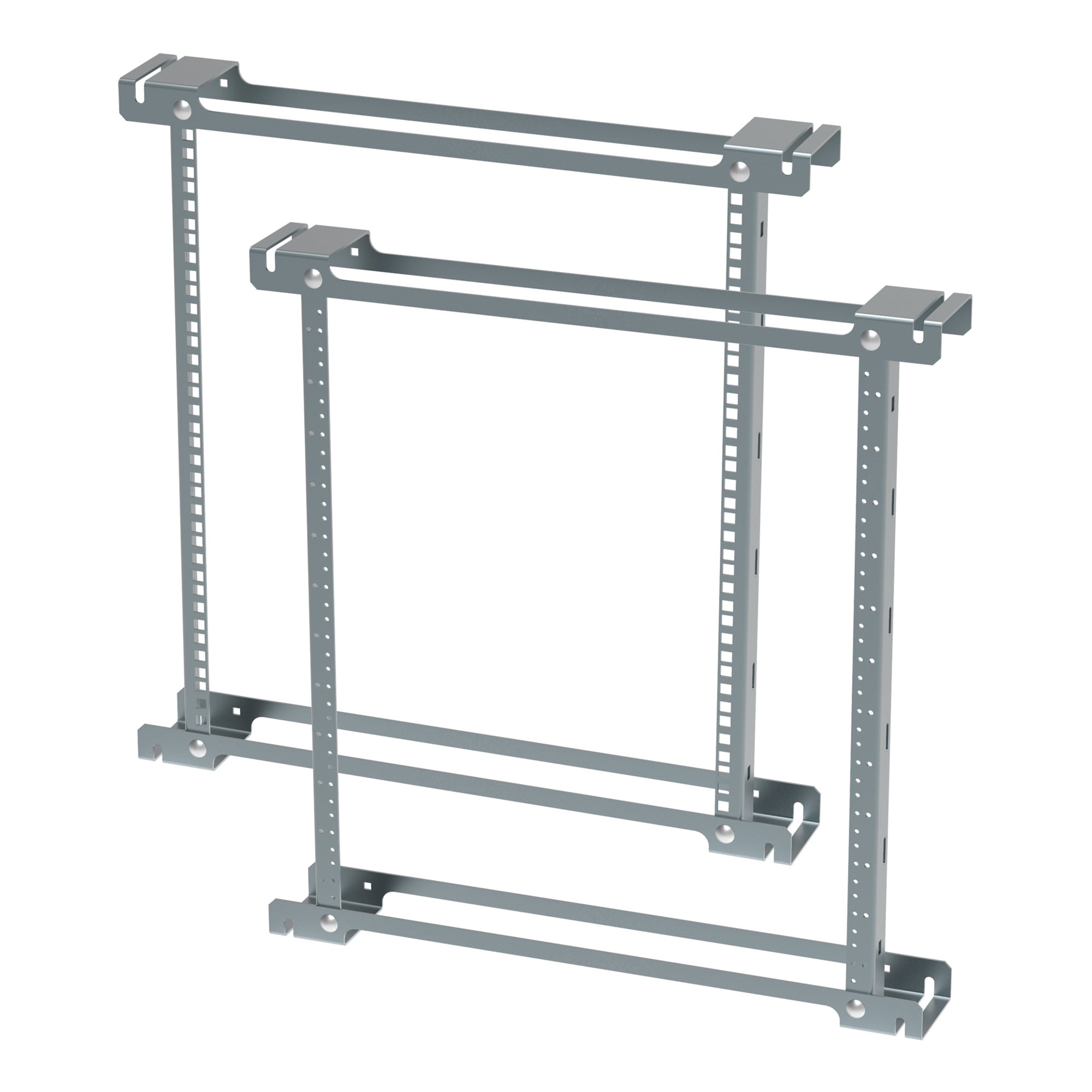 ProTek Rack Angles Tapped, 33.25 19U, Plated, Steel