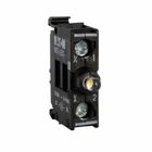 Eaton M22 modular pushbutton, LED Light Unit, Base, Screw, IP66, NEMA 4X, 13, Rk resistance 100, Illuminated, White, 12-30 Vac/dc