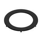 Recessed Downlights Wfrl Trim For Edge-Lit Wafer 6 Inches Round Black Smooth