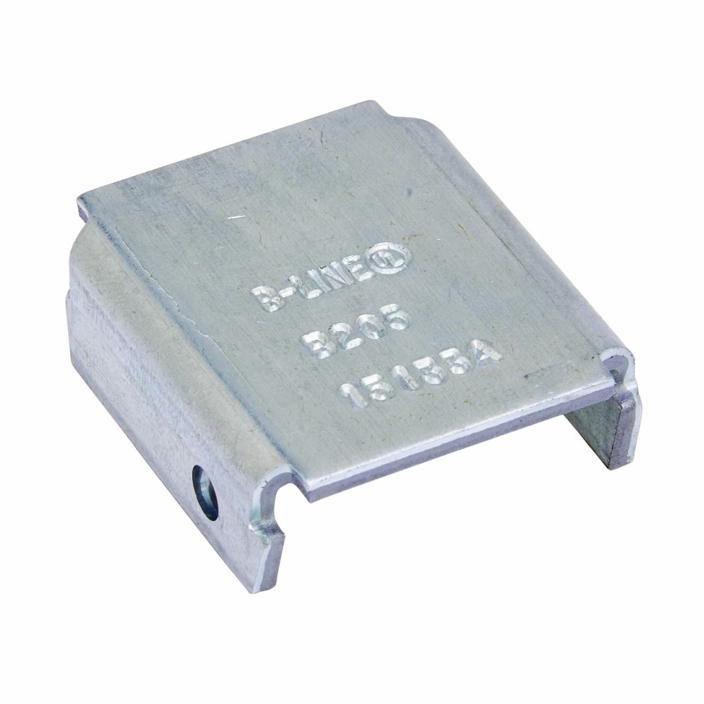 Eaton B-Line series end cap, 1.64" H x 1.62" L x 1.62" W, Steel, DURA GREEN, Fits channel type B22