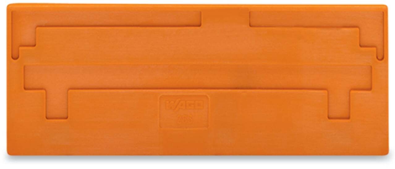 Separator plate; 2 mm thick; oversized; orange